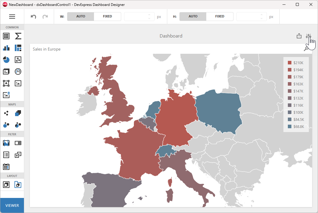 VCL Dashboards: The Dashboard Designer — Display the 'Parameters' Dialog