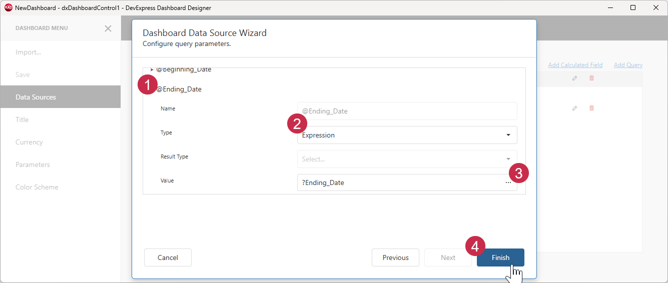 VCL Dashboards: The Dashboard Designer — Expression Editor