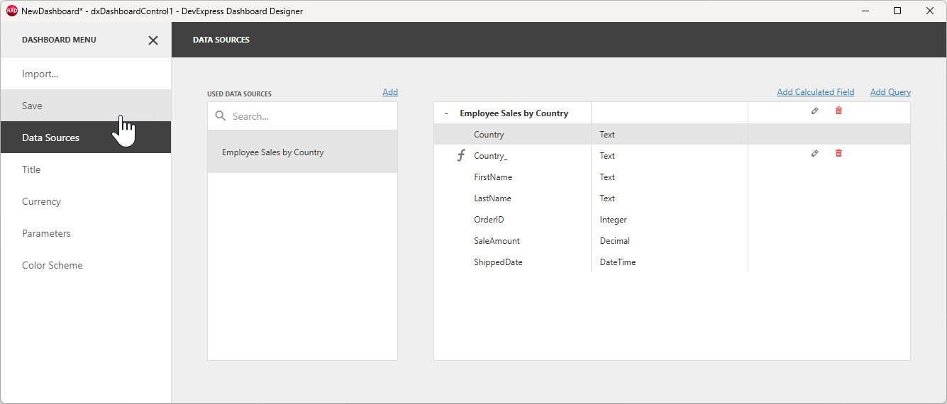 VCL Dashboards: The Dashboard Designer — Expression Editor