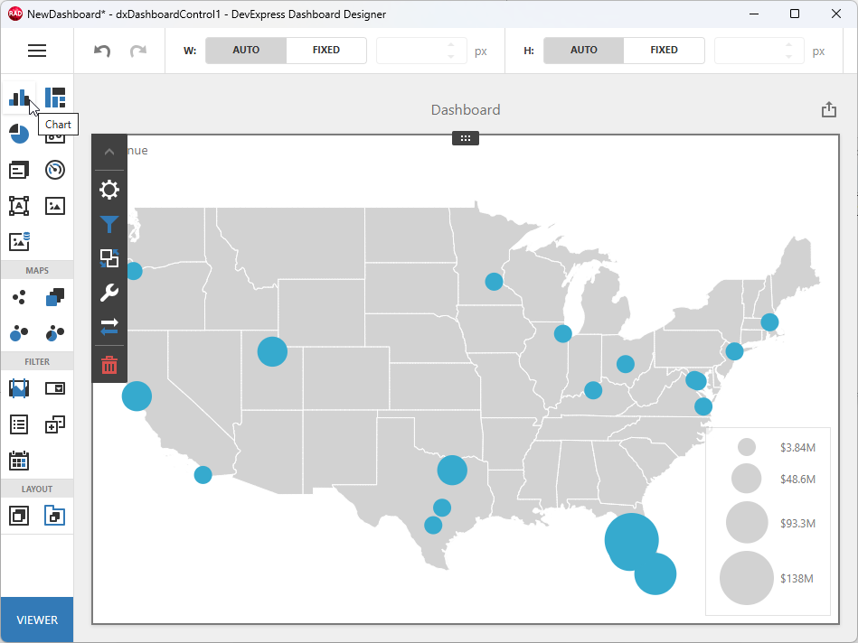 VCL Dashboards: Create a Chart Dashboard Item