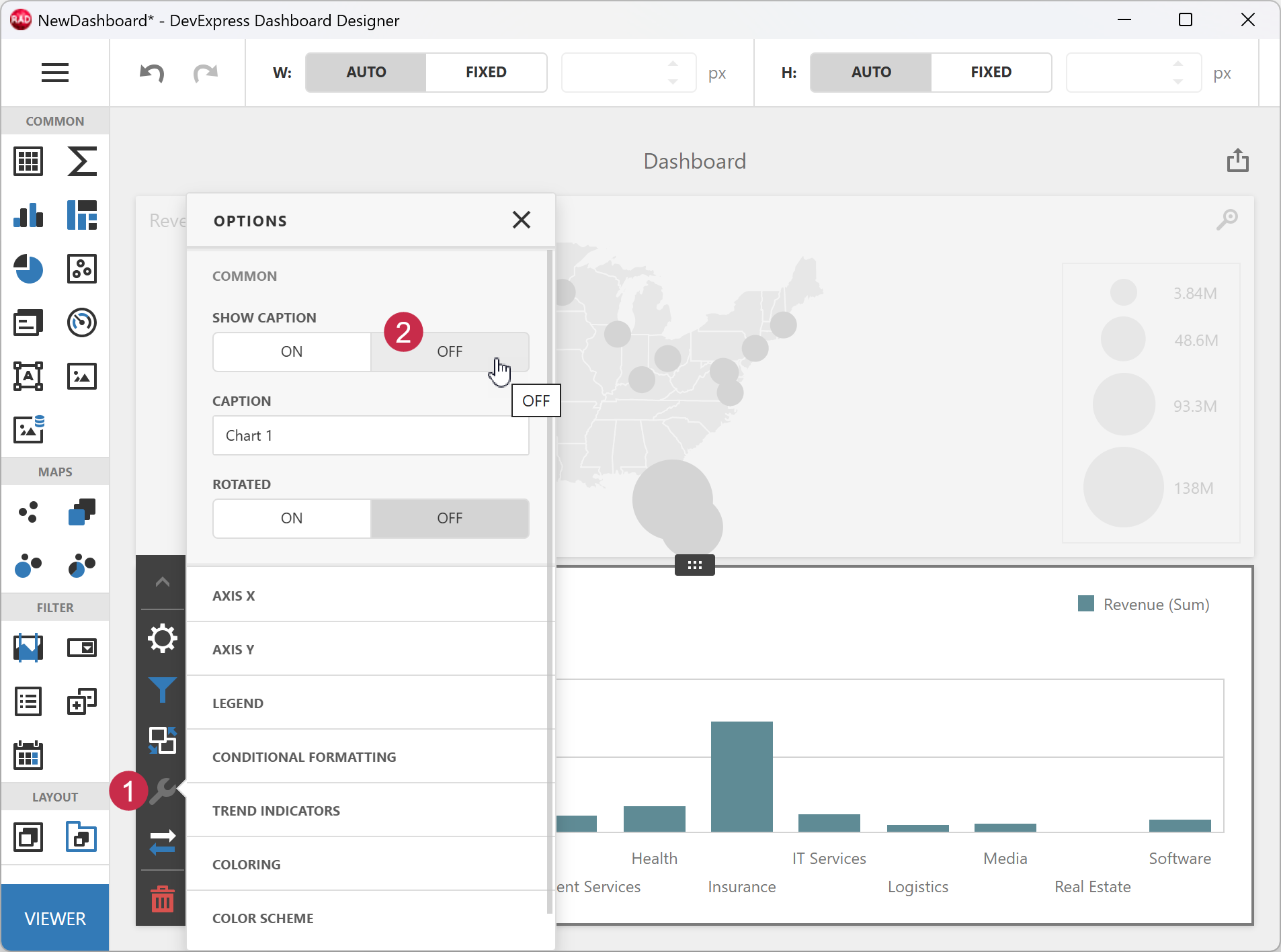 Create a Dashboard Using the Designer Dialog | VCL | DevExpress ...