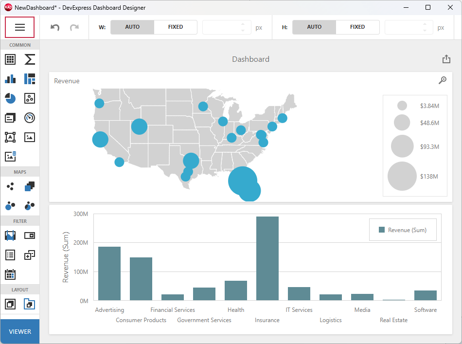 VCL Dashboards: Save Layout Changes
