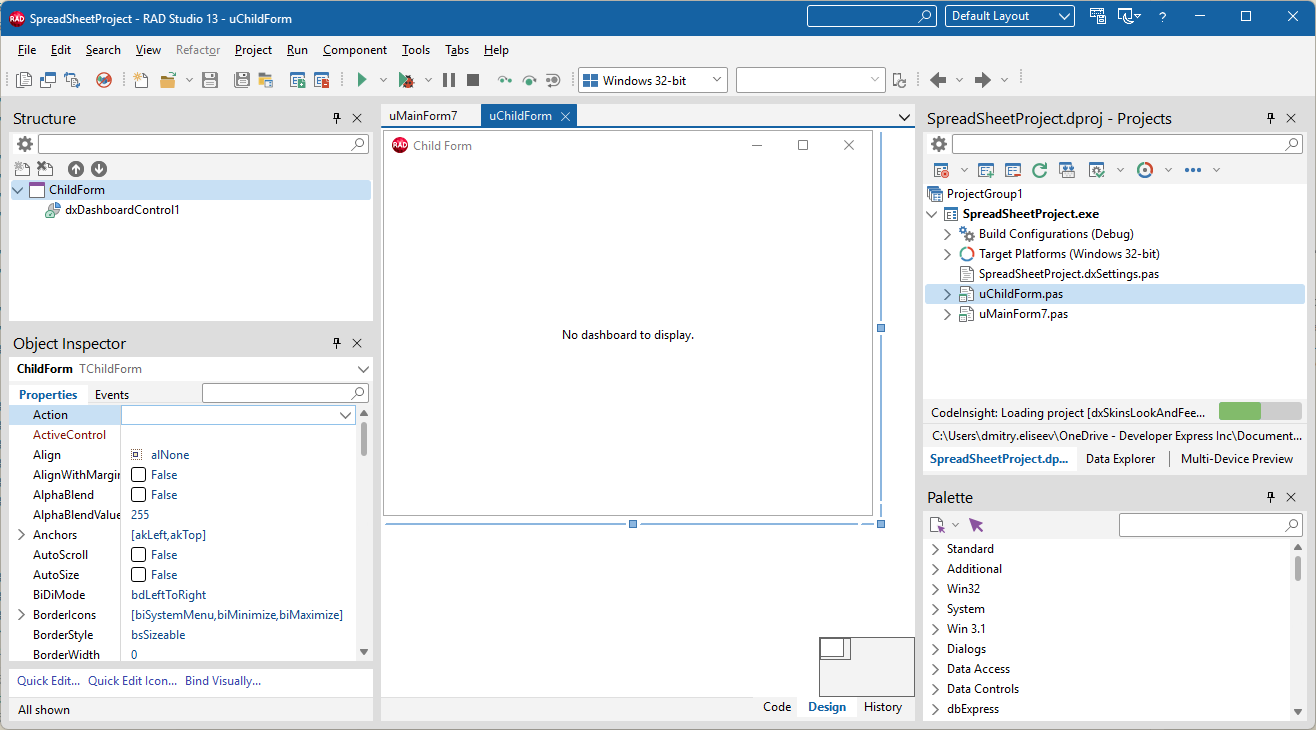 VCL Dashboards: A Generated Dashboard Viewer Form Example
