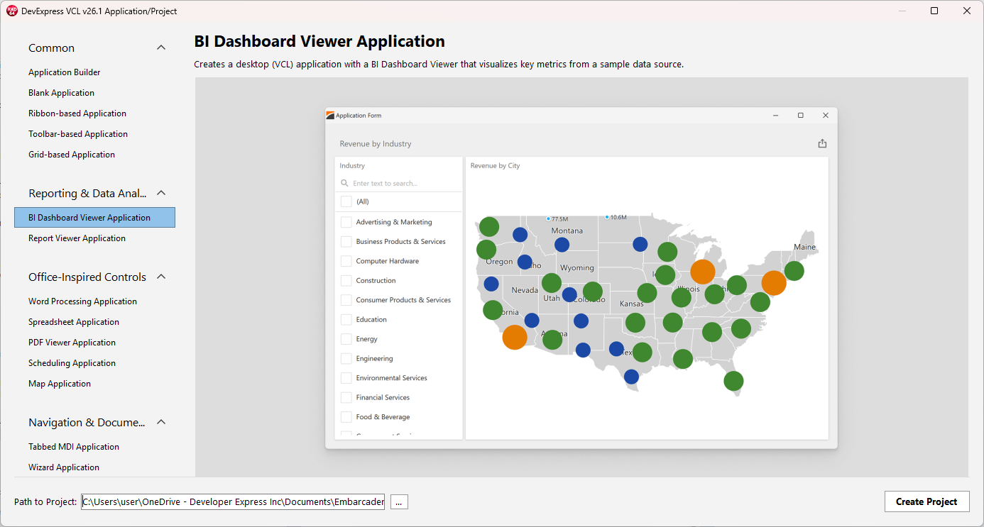VCL Dashboards: The "BI Dashboard Viewer Application" Template