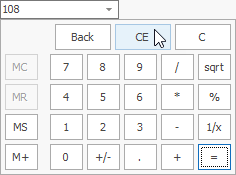 Calculator Editor Example