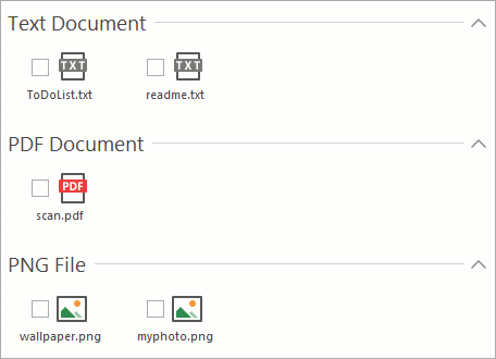 List View Control Example