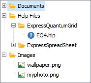 Expanded Folders