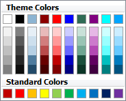 A Palette-Dependent Color Set