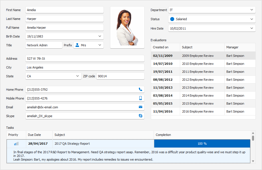 VCL Editors Library: A Data Editors Overview Demo