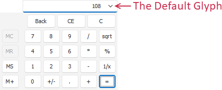 VCL Editors Library: The Default Drop-Down Button Glyph