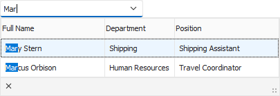 VCL Editors: Lookup Combo Box — Incremental Filtering with an Editable Text Box