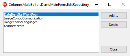 VCL Editors Library: An Edit Repository Collection Editor
