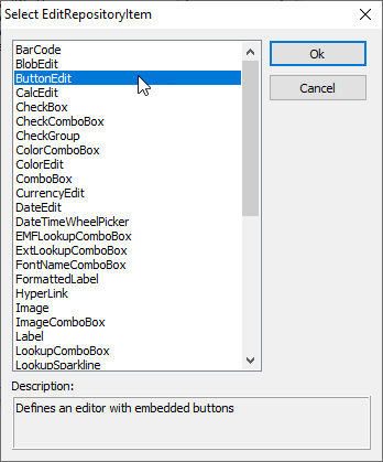 VCL Editors Library: An Edit Repository Item Creation Dialog