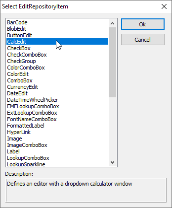 VCL Editors Library: An Edit Repository Item Creation Dialog