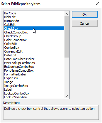 VCL Editors Library: An Edit Repository Item Creation Dialog