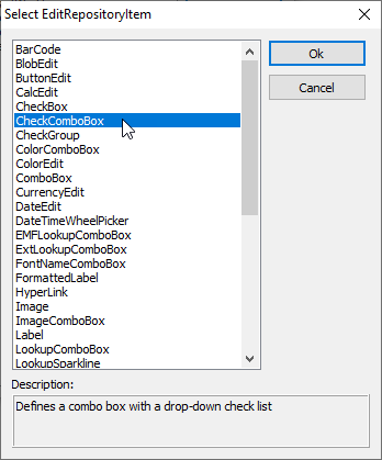 VCL Editors Library: An Edit Repository Item Creation Dialog