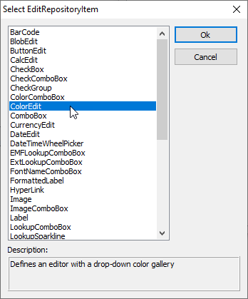 VCL Editors Library: An Edit Repository Item Creation Dialog