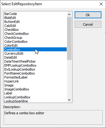 VCL Editors Library: An Edit Repository Item Creation Dialog