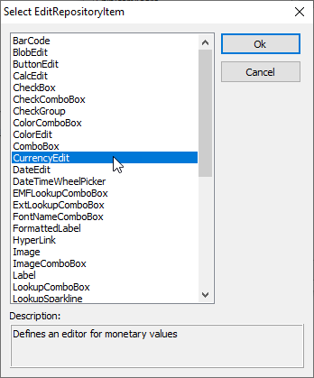 VCL Editors Library: An Edit Repository Item Creation Dialog