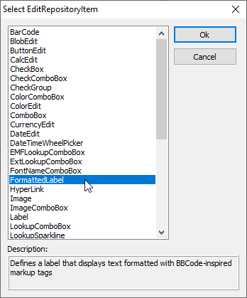 VCL Editors Library: An Edit Repository Creation Dialog