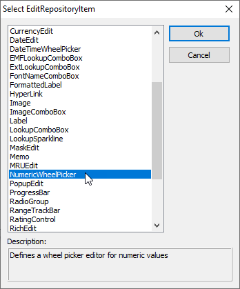 VCL Editors Library: An Edit Repository Item Creation Dialog