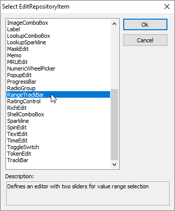 VCL Editors Library: An Editor Repository Item Creation Dialog