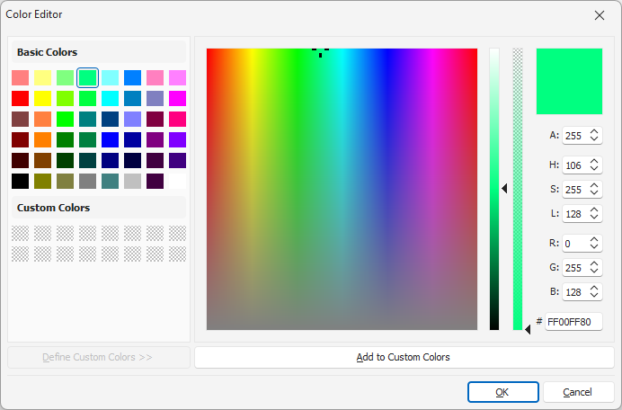 VCL Editors: A Color Editor Dialog Example