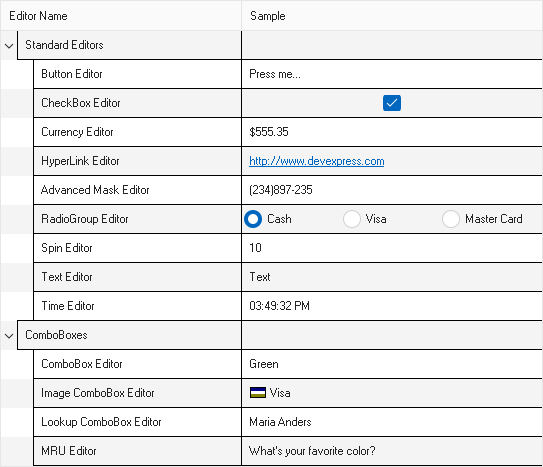 VCL Tree List: Multiple In-Place Editors Per Column