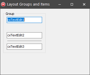 VCL Layout Control: Layout Groups and Items