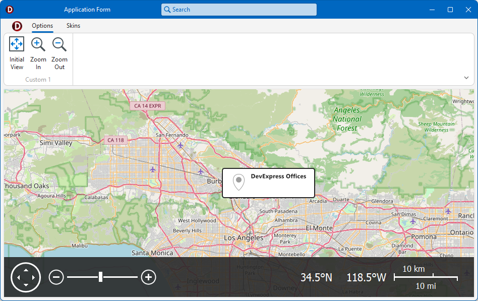 VCL Map Control: Run and Test the Generated App