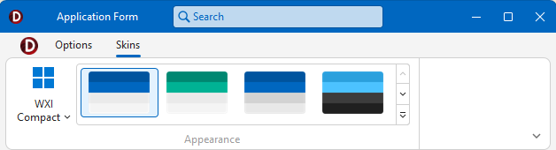 VCL Map Control: The Generated Ribbon UI — Skins