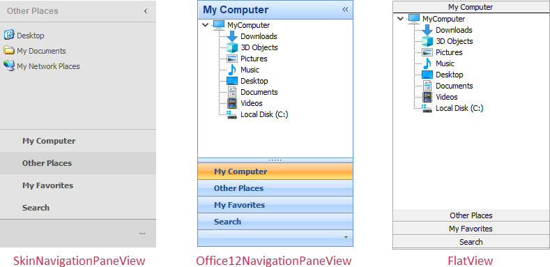 VCL Navigation Bars: Side Bar Views Example