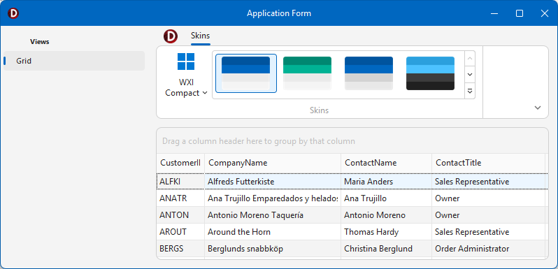 VCL Navigation Bar: Standard Ribbon UI Integration Mode