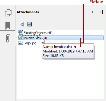 VCL PDF Viewer: Attachment Hint Example