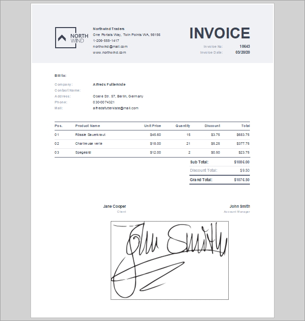 Digital Signature Example