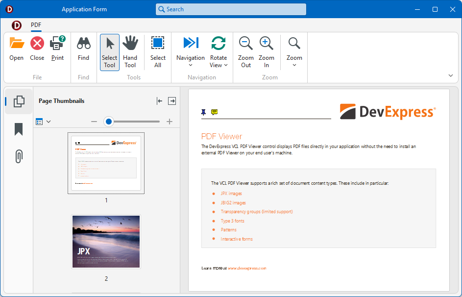 VCL PDF Viewer: Run and Test the Generated App