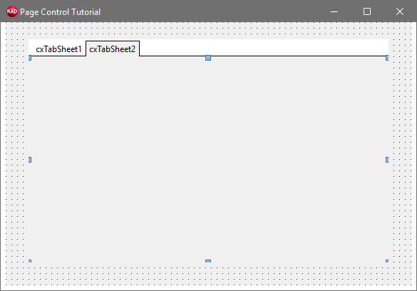 VCL Page Control: Add a Second Page