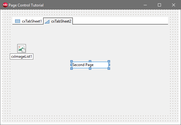 VCL Page Control: Define Second Page Content