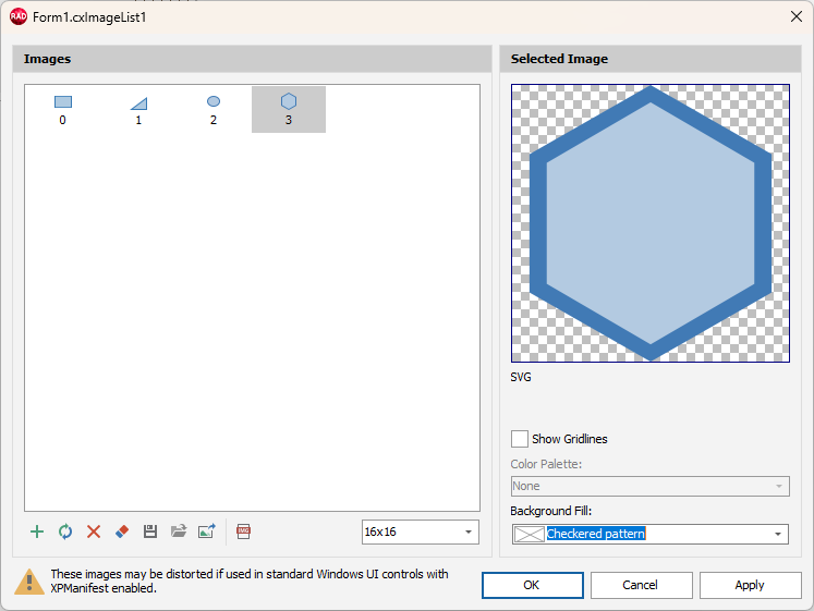 VCL Page Control: The Image List Editor