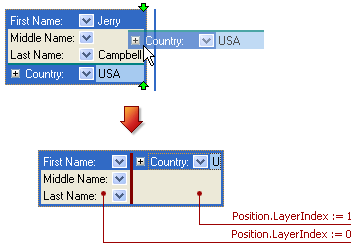 VCL Data Grid: Layered Rows