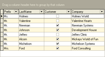 Odd Grid Rows with a Style Applied