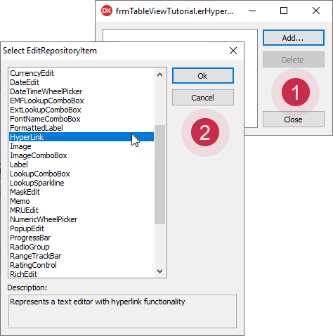 Edit Repository Dialog