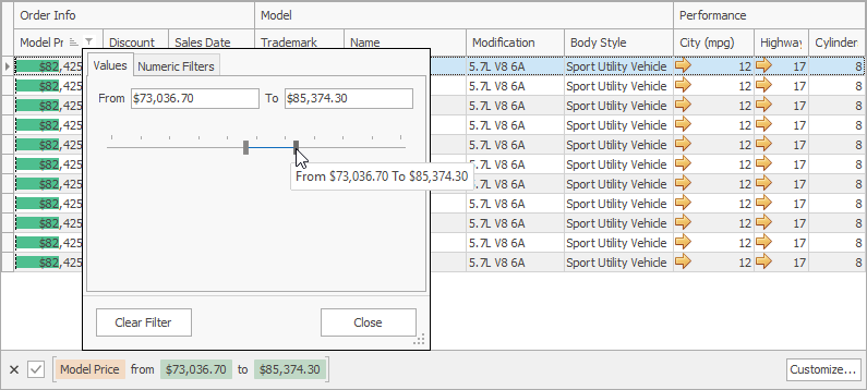 Data Filter