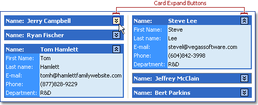 Card Expand Button