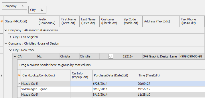 VCL Data Grid: A Grid Table View with Group Rows