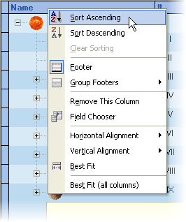 VCL Tree List: A Column Header Context Menu