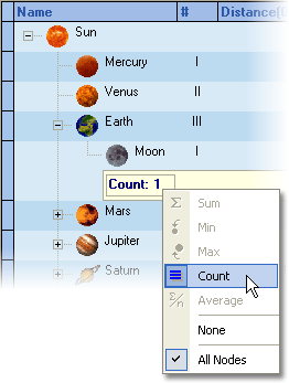 VCL Tree List: A Group Footer Context Menu