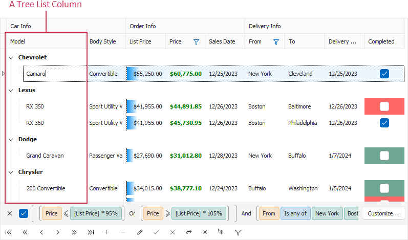 VCL Tree List: A Tree List Column