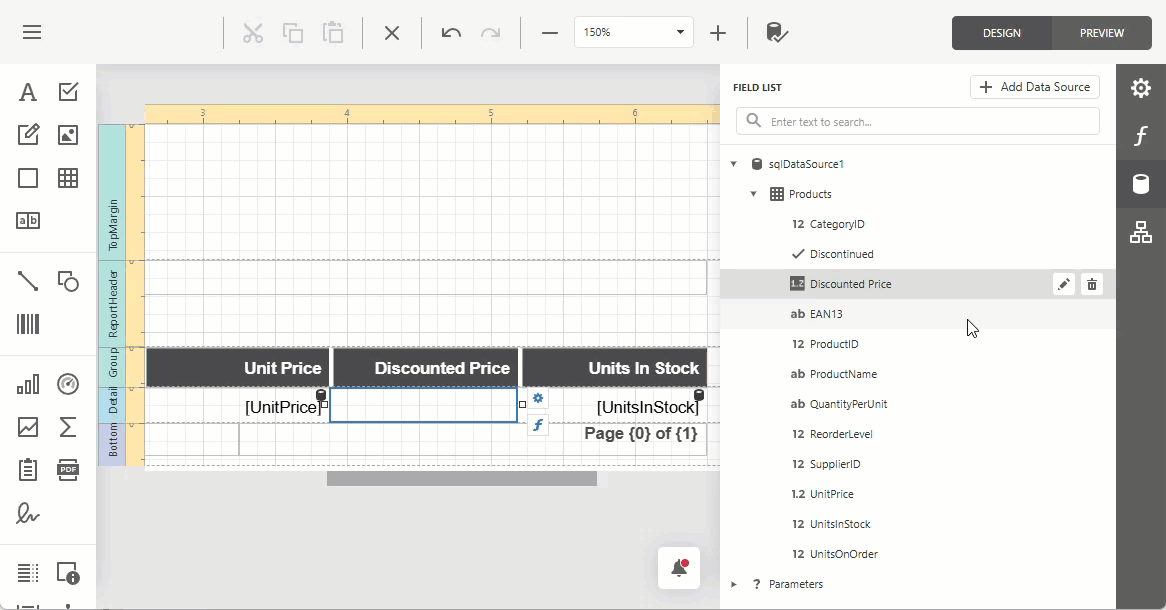 Display Calculated Field