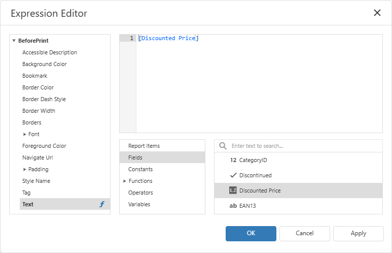 Reference Calculated Fields in Expressions